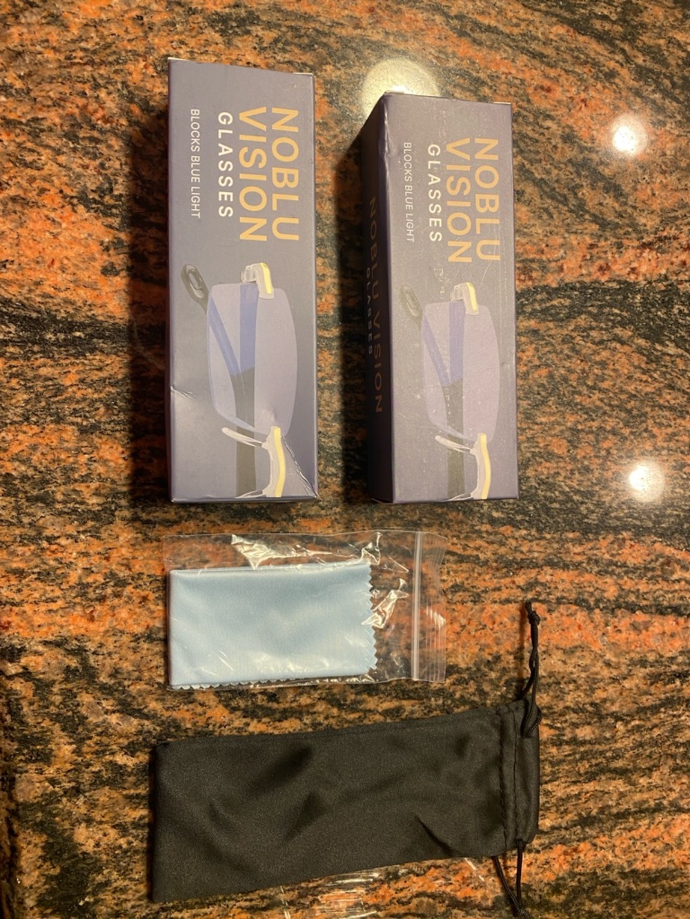 Noblu Vision Blue Light Blocking Glasses - Navy Blue